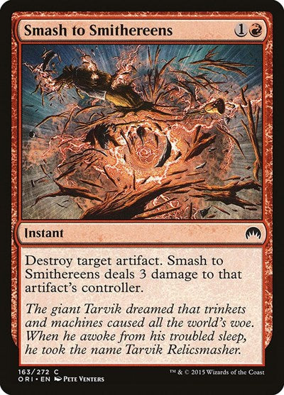 2015 Magic: The Gathering: Magic Origins (ORI) - Smash to Smithereens (#163, Common) (, Near Mint)