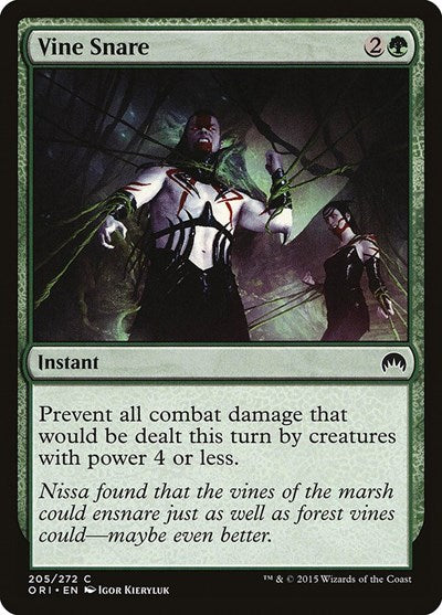 2015 Magic: The Gathering: Magic Origins (ORI) - Vine Snare (#205, Common) (, Lightly Played)