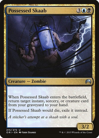 2015 Magic: The Gathering: Magic Origins (ORI) - Possessed Skaab (#215, Uncommon) (, Lightly Played)