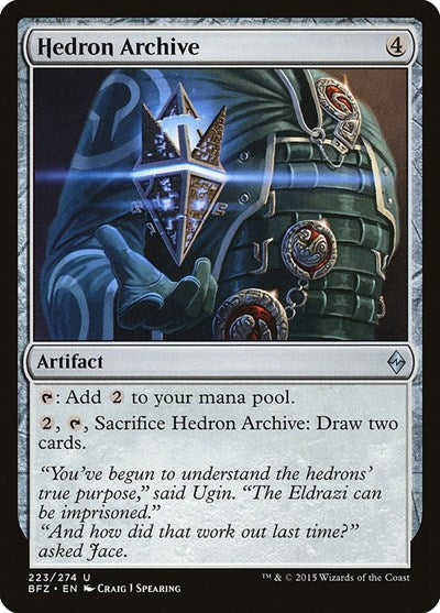2015 Magic: The Gathering: Battle for Zendikar (BFZ) - Hedron Archive (#223, Uncommon) (, Near Mint)
