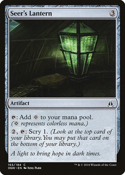 2016 Magic: The Gathering: Oath of the Gatewatch (OGW) - Seers Lantern (#165, Common) (, Lightly Played)