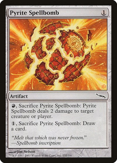 2003 Magic: The Gathering: Mirrodin (MRD) - Pyrite Spellbomb (#232, Common) (, Near Mint)