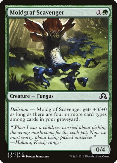 2016 Magic: The Gathering: Shadows over Innistrad (SOI) - Moldgraf Scavenger (#218, Common) (, Lightly Played)