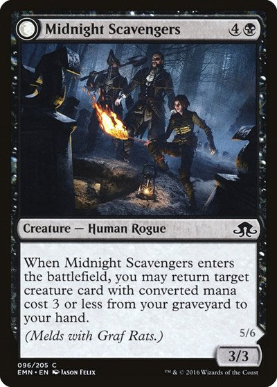 2016 Magic: The Gathering: Eldritch Moon (EMN) - Midnight Scavengers (#96, Common) (, Lightly Played)