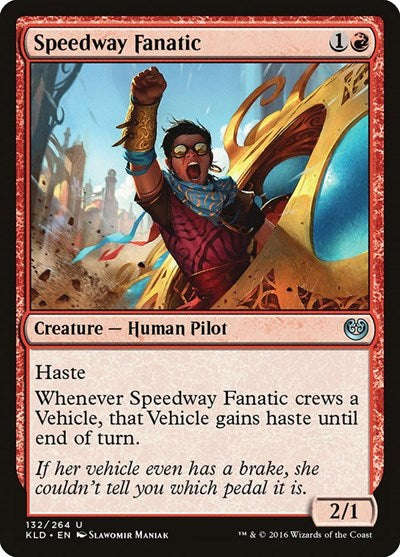 2016 Magic: The Gathering: Kaladesh (KLD) - Speedway Fanatic (#132, Uncommon) (, Near Mint)