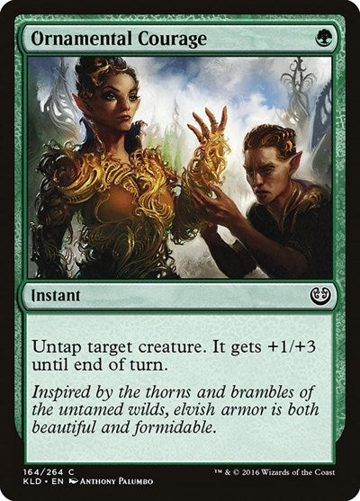 2016 Magic: The Gathering: Kaladesh (KLD) - Ornamental Courage (#164, Common) (, Lightly Played)