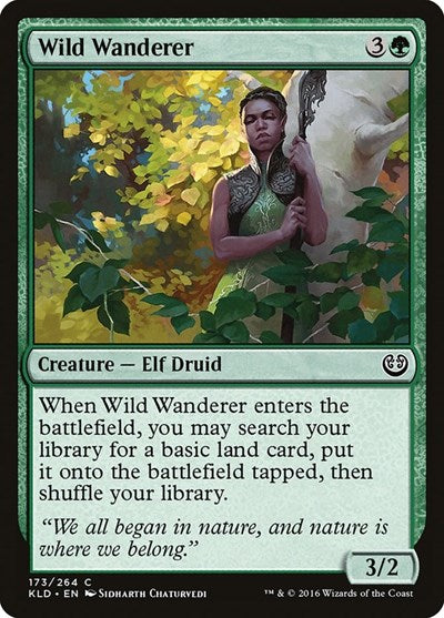 2016 Magic: The Gathering: Kaladesh (KLD) - Wild Wanderer (#173, Common) (, Lightly Played)
