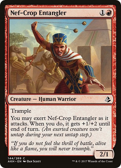 2017 Magic: The Gathering: Amonkhet (AKH) - Nef Crop Entangler (#144, Common) (, Near Mint)