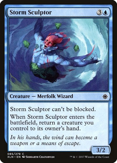 2017 Magic: The Gathering: Ixalan (XLN) - Storm Sculptor (#85, Common) (, Moderately Played)