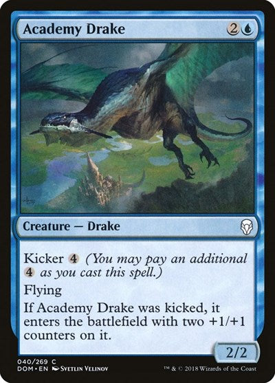 2018 Magic: The Gathering: Dominaria (DOM) - Academy Drake (#40, Common) (, Near Mint)