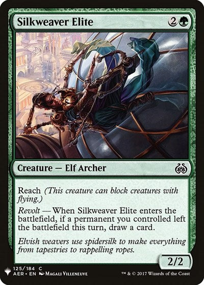 2026 Magic: The Gathering: The List Reprints (LIST) - Silkweaver Elite (#125, Common) (, Lightly Played)