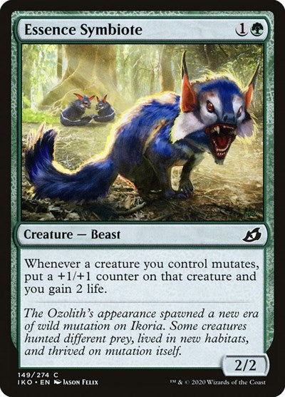 2020 Magic: The Gathering: Ikoria: Lair of Behemoths (IKO) - Essence Symbiote (#149, Common) (, Near Mint)