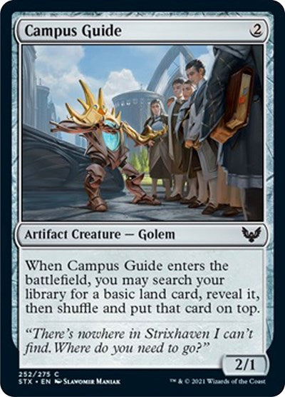 2021 Magic: The Gathering: Strixhaven: School of Mages (STX) - Campus Guide (#252, Common) (, Moderately Played)