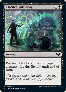 2021 Magic: The Gathering: Strixhaven: School of Mages (STX) - Essence Infusion (#69, Common) (, Moderately Played)