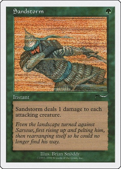 1999 Magic: The Gathering: Battle Royale Box Set (BRB) - Sandstorm (#64, Common) (, Moderately Played)