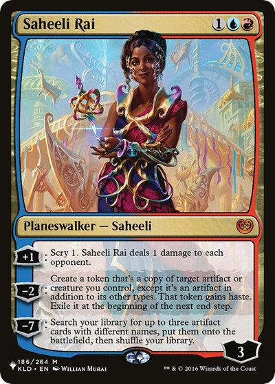 2026 Magic: The Gathering: The List Reprints (LIST) - Saheeli Rai (#186/264, Mythic Rare) (, Near Mint)