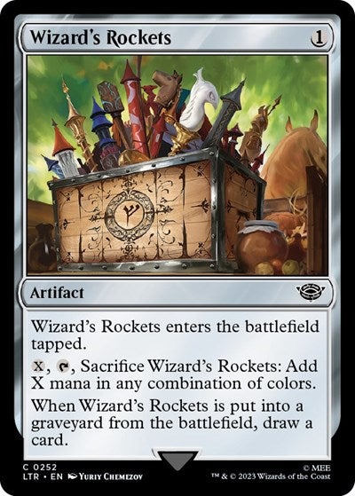 2023 Magic: The Gathering: Universes Beyond: The Lord of the Rings: Tales of Middle-earth (LTR) - Wizards Rockets (#252, Common) (, Near Mint)