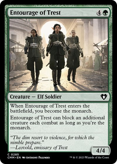 2023 Magic: The Gathering: Commander Masters (CMM) - Entourage of Trest (#285, Common) (, Near Mint)