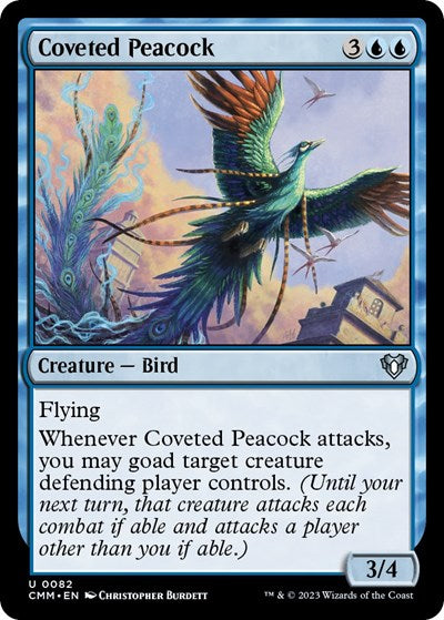 2023 Magic: The Gathering: Commander Masters (CMM) - Coveted Peacock (#82, Uncommon) (, Lightly Played)