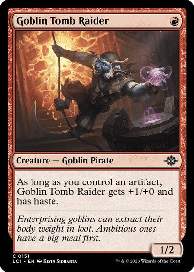 2023 Magic: The Gathering: The Lost Caverns of Ixalan (LCI) - Goblin Tomb Raider (#151, Common) (, Near Mint)