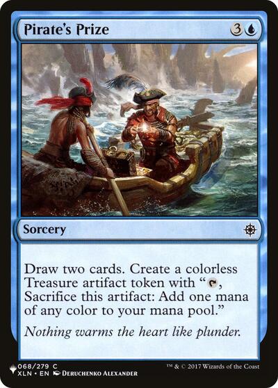 2026 Magic: The Gathering: The List Reprints (LIST) - Pirate's Prize (#068/279, Common) (, Moderately Played)