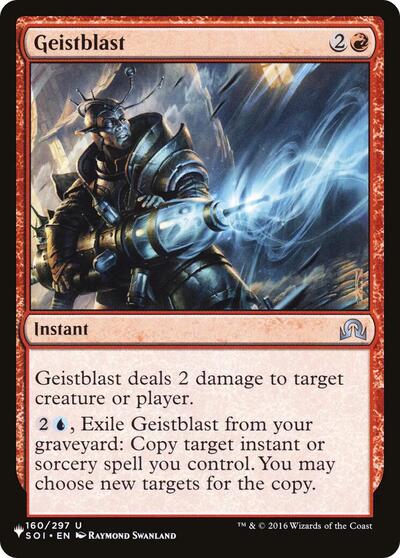 2026 Magic: The Gathering: The List Reprints (LIST) - Geistblast (#160/297, Uncommon) (, Near Mint)