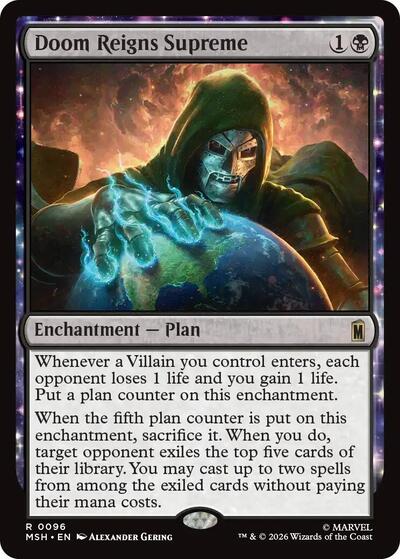 2026 Magic: The Gathering: Marvel Super Heroes (MSH) - Doom Reigns Supreme (#96, Rare) (, Near Mint)