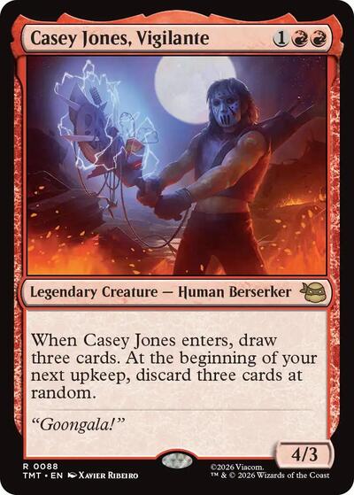 2026 Magic: The Gathering: Teenage Mutant Ninja Turtles (TMT) - Casey Jones, Vigilante (#88, Rare) (, Near Mint)