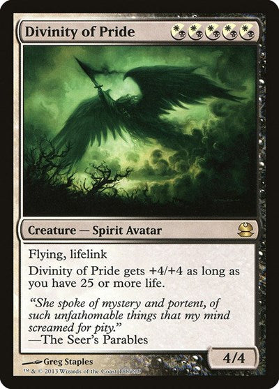 2013 Magic: The Gathering: Modern Masters (MMA) - Divinity of Pride (#188, Rare) (, Near Mint)