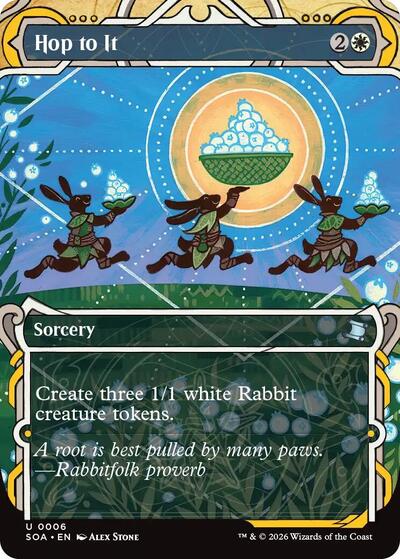 2026 Magic: The Gathering: Secrets of Strixhaven: Mystical Archive (SOA) - Hop to It (#6, Uncommon) (, Lightly Played)