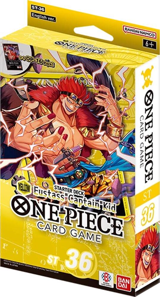 One Piece TCG Starter Deck 36 — Yellow Eustass