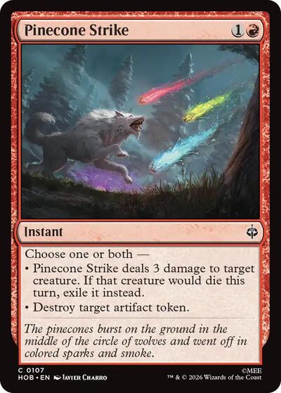 2026 Magic: The Gathering: The Hobbit (HOB) - Pinecone Strike (#107, Common)