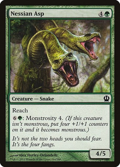 2013 Magic: The Gathering: Theros (THS) - Nessian Asp (#164, Common) (, Lightly Played)