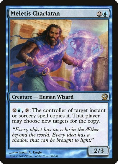 2013 Magic: The Gathering: Theros (THS) - Meletis Charlatan (#54, Rare) (, Near Mint)