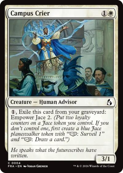 2026 Magic: The Gathering: Reality Fracture (FRA) - Campus Crier (#4, Common)