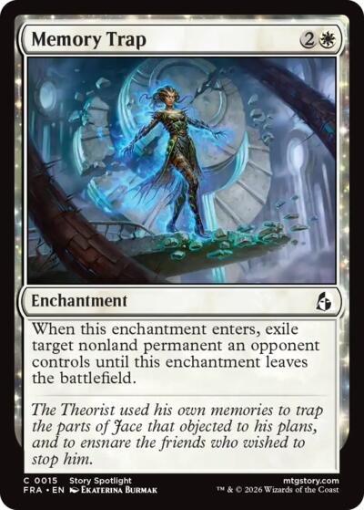 2026 Magic: The Gathering: Reality Fracture (FRA) - Memory Trap (#15, Common)