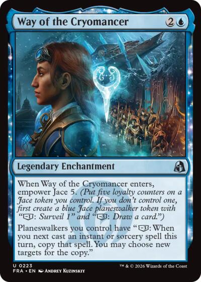 2026 Magic: The Gathering: Reality Fracture (FRA) - Way of the Cryomancer (#223, Uncommon) (, Near Mint)