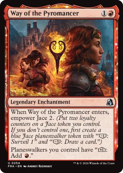 2026 Magic: The Gathering: Reality Fracture (FRA) - Way of the Pyromancer (#254, Uncommon)