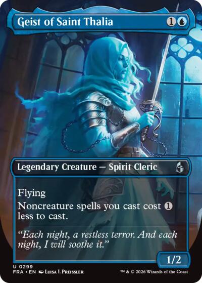 2026 Magic: The Gathering: Reality Fracture (FRA) - Geist of Saint Thalia Borderless (#299, Uncommon) (, Near Mint)