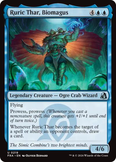 2026 Magic: The Gathering: Reality Fracture (FRA) - Ruric Thar Biomagus (#219, Uncommon) (, Near Mint)