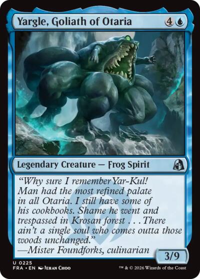 2026 Magic: The Gathering: Reality Fracture (FRA) - Yargle Goliath of Otaria (#225, Uncommon) (, Near Mint)