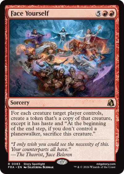 2026 Magic: The Gathering: Reality Fracture (FRA) - Face Yourself (#83, Rare) (, Near Mint)