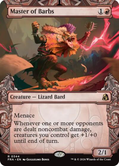2026 Magic: The Gathering: Reality Fracture (FRA) - Master of Barbs Showcase (#344, Rare) (, Near Mint)
