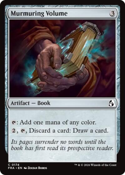 2026 Magic: The Gathering: Reality Fracture (FRA) - Murmuring Volume (#174, Common) (, Near Mint)