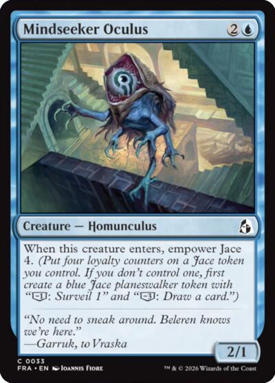 2026 Magic: The Gathering: Reality Fracture (FRA) - Mindseeker Oculus (#33, Common) (, Near Mint)