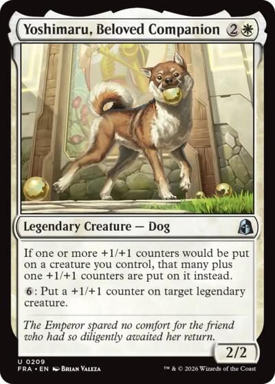 2026 Magic: The Gathering: Reality Fracture (FRA) - Yoshimaru Beloved Companion (#209, Uncommon) (, Near Mint)