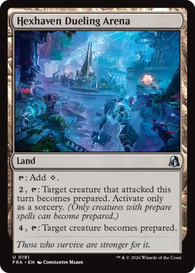 2026 Magic: The Gathering: Reality Fracture (FRA) - Hexhaven Dueling Arena (#181, Uncommon) (, Near Mint)