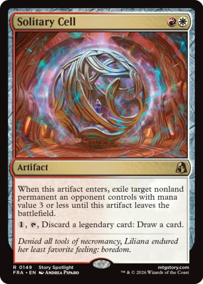 2026 Magic: The Gathering: Reality Fracture (FRA) - Solitary Cell (#149, Rare) (, Near Mint)