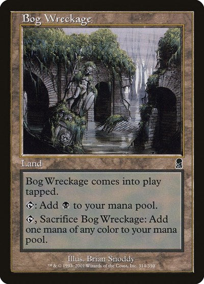 2001 Magic: The Gathering: Odyssey (ODY) - Bog Wreckage (#314, Common) (, Moderately Played)