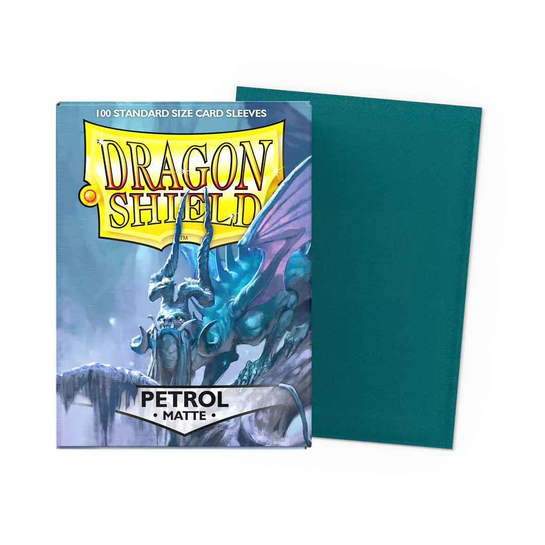 Dragon Shield 100 Sleeves - Matte Petrol
